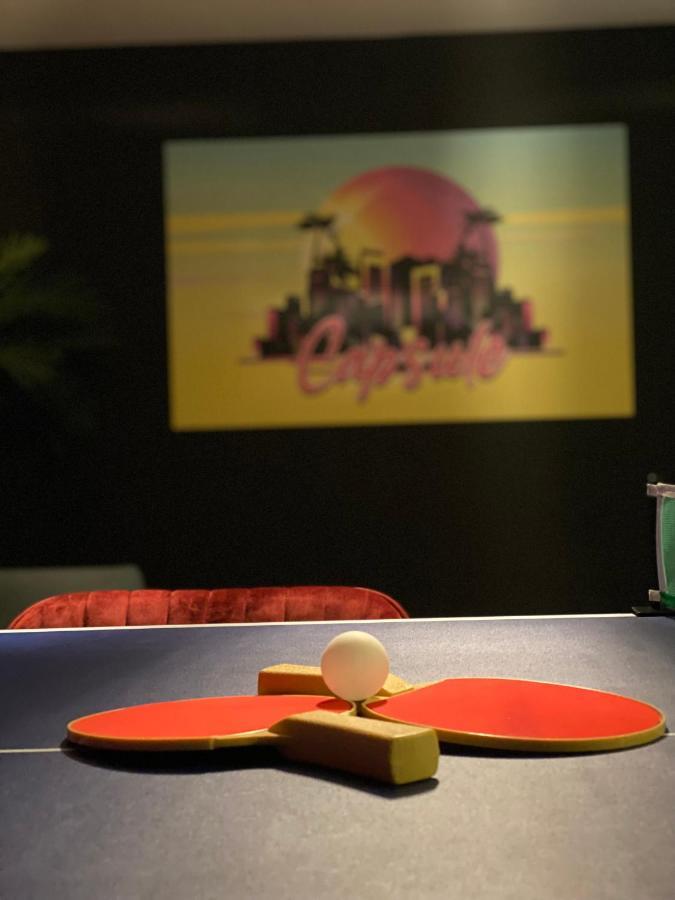 Capsule Miami Vice - Jacuzzi - Billard - Ecran Cinema & Netflix - Ping-Pong - Nintendo & Jeux- Liévin Eksteriør bilde